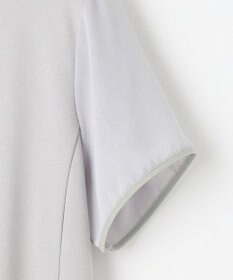 23区GOLF 【WOMEN】【吸水速乾/UVケア】シアー袖 モックネックシャツ