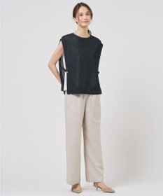 J.PRESS LADIES S スムースジャージー ノースリーブ カットソー