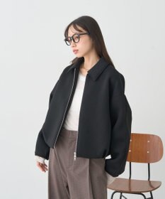 earth music&ecology ダンボールニットZIPブルゾン