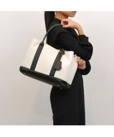 UNBILLION cachecache ショルダー付きパーテーションキャンバストートL