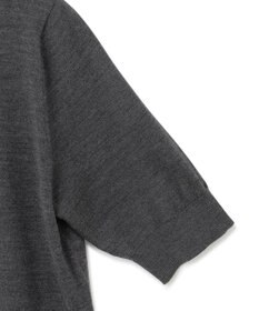 23区 S 【洗える】サステナブルウール 半袖 ニット