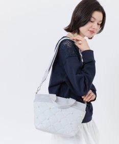 LeSportsac SM BUCKET TOTE W PEARLS/ミストグレーパール