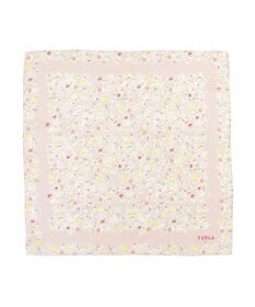 MOONBAT 【シルク100%】フルラ (FURLA) 小花柄 シルクプリントスカーフ 58cm×58cm
