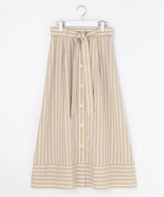 自由区 【SHIHOさん着用】ビスコースナイロンドビーストライプ スカート