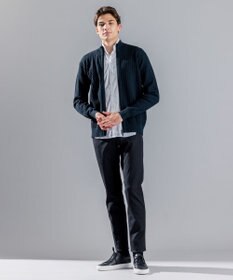 JOSEPH HOMME 【イージーケア】 ヴィスコースリンクス　ジップアップカーディガン