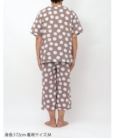 ワコール／睡眠科学 パジャマ 【SOU・SOU（R）】 綿100%(本体) 高島ちぢみ（R） 5分袖 半袖 7分丈 メンズ YGT124 睡眠科学／ワコール