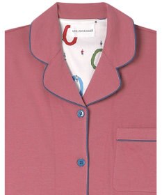 une nana cool 【綿100％】40ハイゲージ天竺半袖パジャマ MADE WITH LIBERTY FABRIC