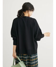 Green Parks 洗える　ステッチ入りＶネックカーディガン