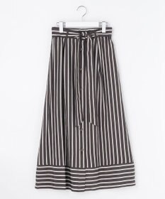 自由区 【SHIHOさん着用】ビスコースナイロンドビーストライプ スカート