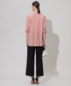 ICB 【洗える】キュプラローンストライプ シャツ