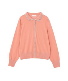 Green Parks ここちニット衿付き配色プルオーバー