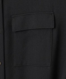 23区 L ポリエステルウール シャツワンピース