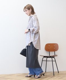 AMERICAN HOLIC イージーケアチェックシャツ【360°着こなしシャツ】