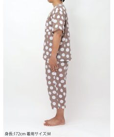 ワコール／睡眠科学 パジャマ 【SOU・SOU（R）】 綿100%(本体) 高島ちぢみ（R） 5分袖 半袖 7分丈 メンズ YGT124 睡眠科学／ワコール