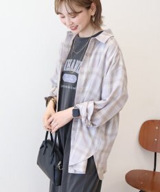 AMERICAN HOLIC イージーケアチェックシャツ【360°着こなしシャツ】