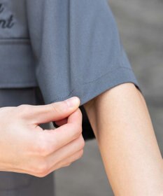 WEGO 【ユニセックス着用ITEM】刺繍ロゴツイルワークシャツ