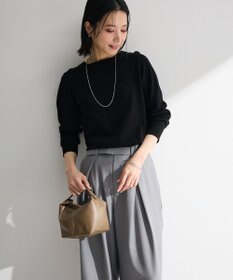 Green Parks パール調ボタン付き２ＷＡＹニットプルオーバー