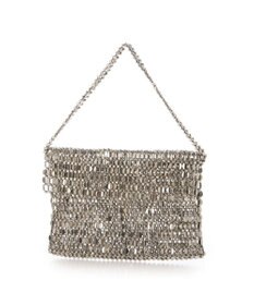 UNBILLION カシュカシュ cachecache / メタルビーズフラップ付きハンドバッグ