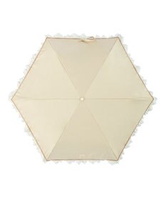 MOONBAT estaa 晴雨兼用 折りたたみ傘 バイカラーフリル 日傘 遮光 遮熱 UV