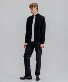 JOSEPH HOMME 【新柄】 ヴィスコースリンクス　ハイネックジップアップカーディガン