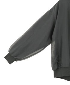 AMERICAN HOLIC オーガンジーレイヤードスウェットプルオーバー