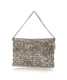 UNBILLION カシュカシュ cachecache / メタルビーズフラップ付きハンドバッグ