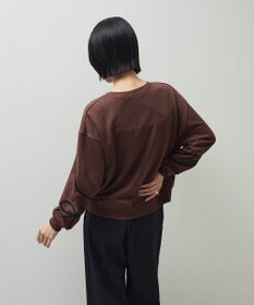 Green Parks ・ｓｗｉｎｇ　ｂｙ　リボンコード刺繍スウェット