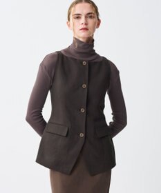 uncrave テンセルライトリネン ジレブラウス