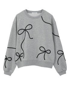 Green Parks ・ｓｗｉｎｇ　ｂｙ　リボンコード刺繍スウェット