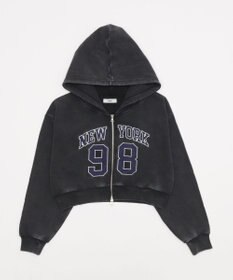 WEGO グラフィックショートZIPパーカー