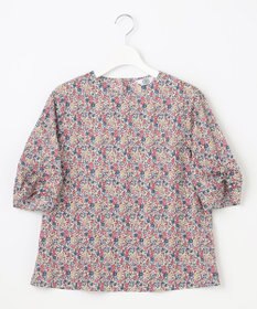 J.PRESS LADIES L 【洗える】LIBERTY ギャザースリーブ 5分袖 ブラウス
