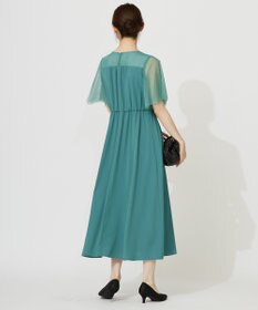 ANY SIS 【Lily Calin】ラッフルチュールフェイクパール ドレス