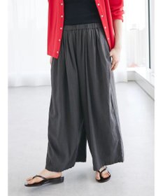 CRAFT STANDARD BOUTIQUE 【キナリノ別注】リネンレーヨンワイドパンツ