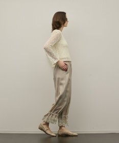 GRACE CONTINENTAL ドロストクロップドパンツ