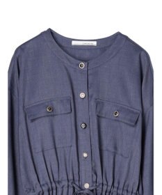 Green Parks ・ＥＬＥＮＣＡＲＥ　ＤＵＥ　イロイロ釦ドロストワンピース