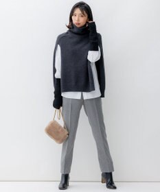 23区 L 【洗える】CANCLINI バンドカラー シャツ