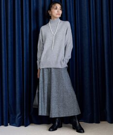 23区 【洗える】ウールカシミヤ ハイネック ニット