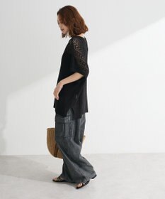 Green Parks 透かし編みニットチュニック