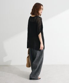 Green Parks 透かし編みニットチュニック