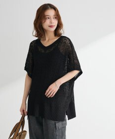 Green Parks 透かし編みニットチュニック