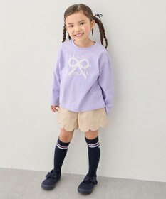 ANY KIDS 【洗濯機可能】スカラップショートパンツ