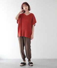 Green Parks 透かし編みニットチュニック