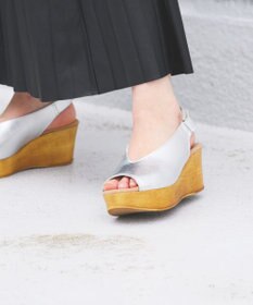 BONTRE 【BONTRE/ボントレ】ウッド調ウェッジサンダル/90502-RS