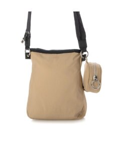 UNBILLION カシュカシュ cachecache / ミニポーチ付きギャザーショルダーナイロンバッグ