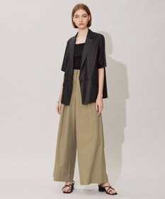 ICB 【接触冷感・洗える】エステルラミーチンツ ハーフスリーブジャケット