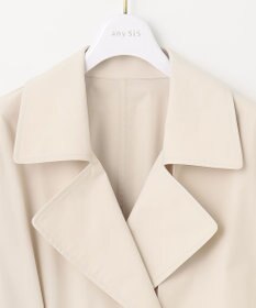 ANY SIS 【洗える】ライトプルーフハーフ トレンチ コート