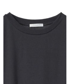 Green Parks カットソー異素材ドッキングワンピース