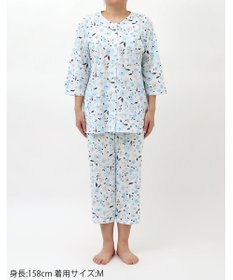 Wing 【数量限定　特別価格】 パジャマ 7分袖 8分丈 綿100％ 天竺素材 レディース EP8992 ウイング／ワコール