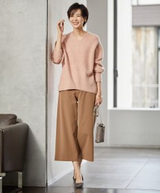 J.PRESS LADIES L 【洗える】アルガンシルク ワイドパンツ