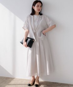 組曲 【先行予約】シアー ニット５分袖 プルオーバー